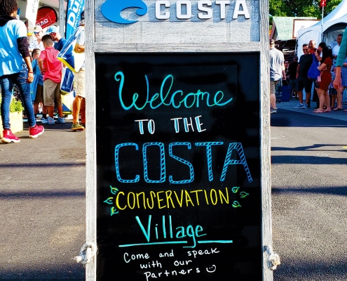 Kicking Plastic and Billfish Education at Costa’s Conservation Village | The Billfish Foundation